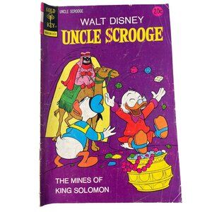 Gold Key Walt Disney Uncle Scrooge #108 Oct 1973 Vintage Comic Book USA Print